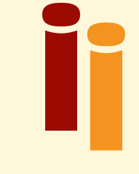Logo De Rugeriis: Zwei kleine i-Buchstaben